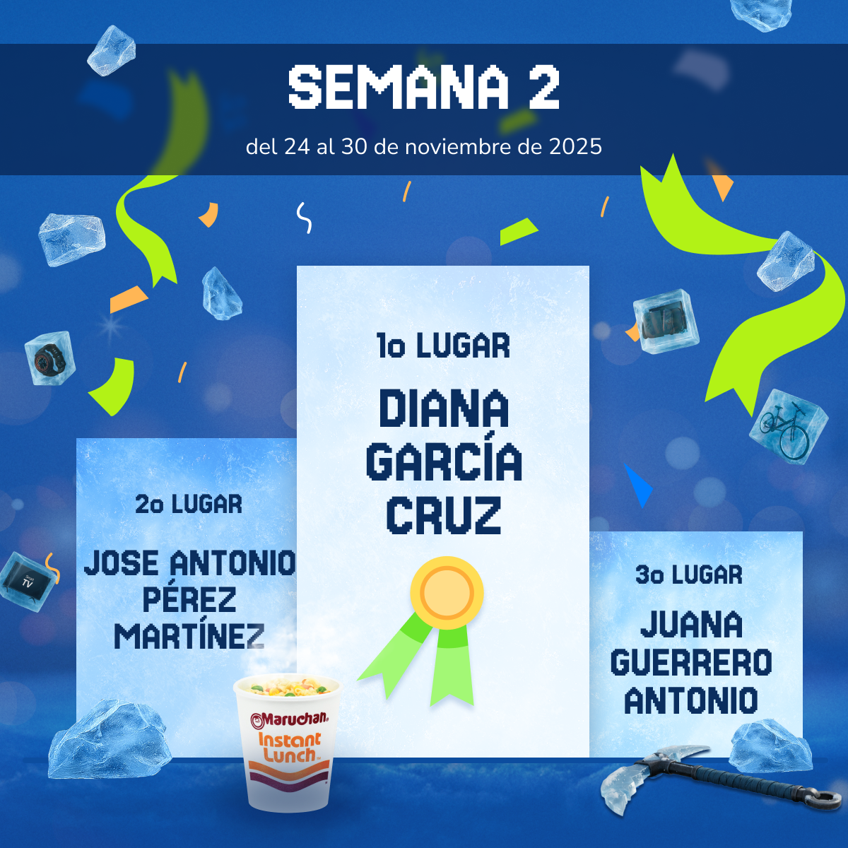 Ganadores Semana 2